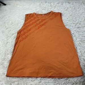 Lululemon All Yours Graphic Tank Top *Vitasea Orange Frappe